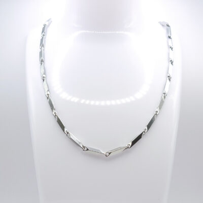 Edelstahl-Kette „Steel Rhombus“