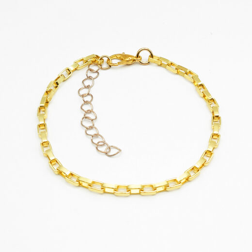Edelstahl-Armband Golden Steel Box