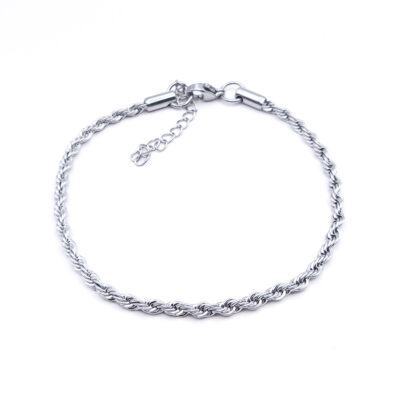Edelstahl-Armband „Steel Cord“