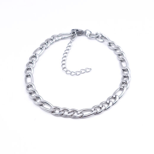 Edelstahl-Armband Steel Figaro