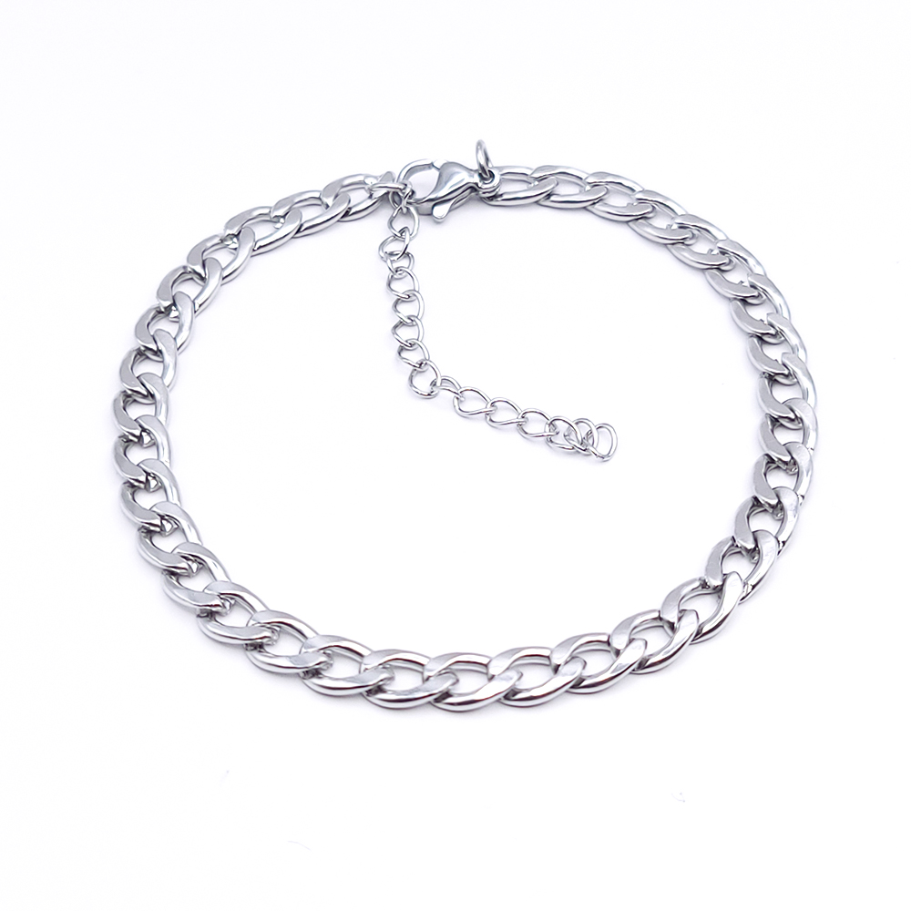 Edelstahl-Armband "Steel Curb"