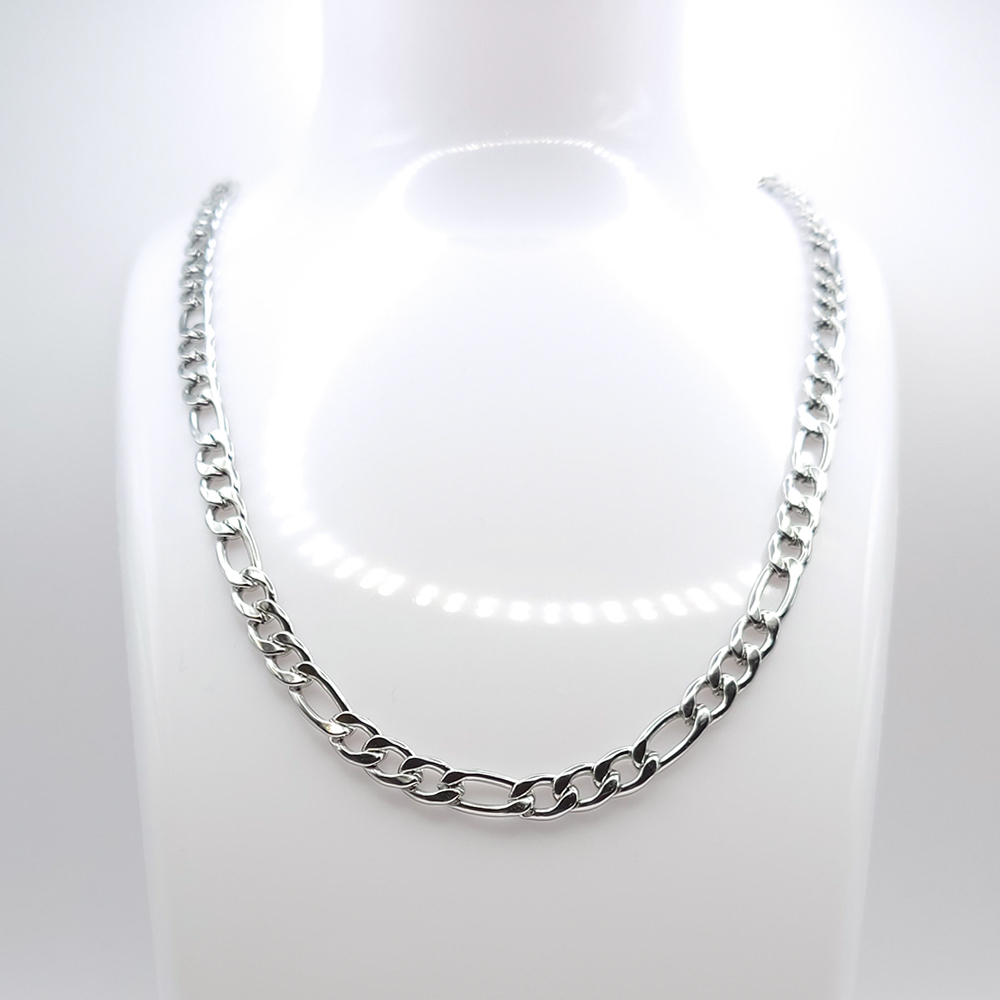 Edelstahl-Kette "Steel Figaro L"