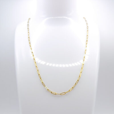 Edelstahl-Kette „Golden Steel Clipper“