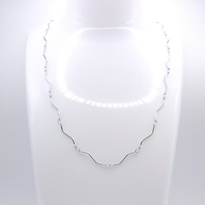 Edelstahl-Kette „Curved Steel“