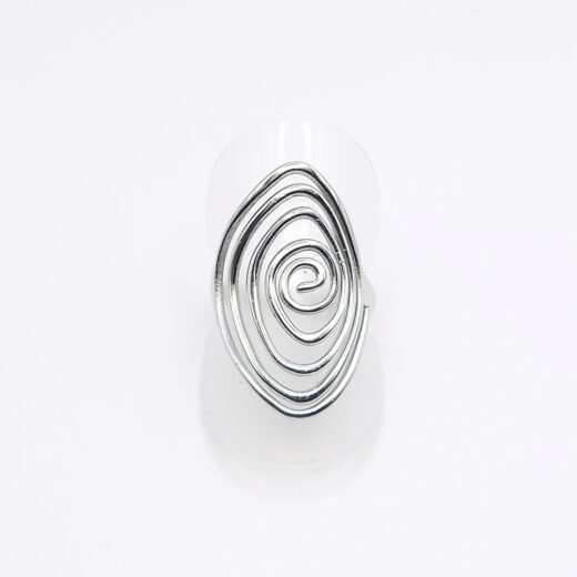 Edelstahl-Ring - Spirale