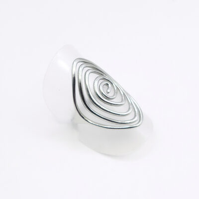 Edelstahl-Ring „Steel Spiral“