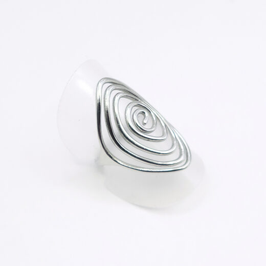 Edelstahl-Ring - Spirale