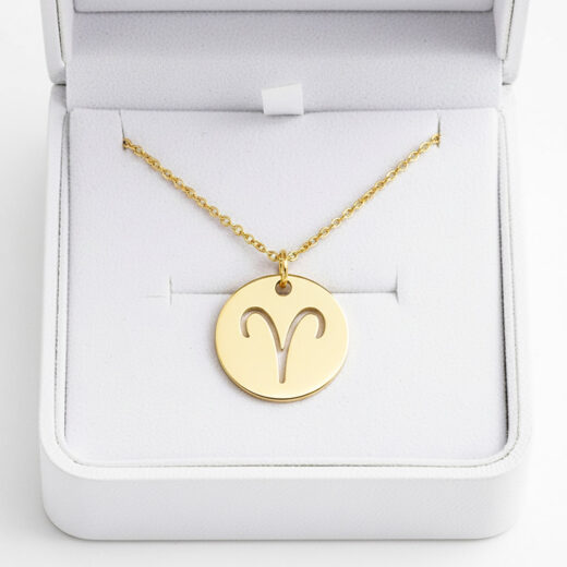 Edelstahl-Kette gold Sternzeichen Widder