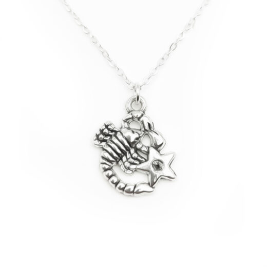 Kette mit Sternzeichen-Anhänger Skorpion