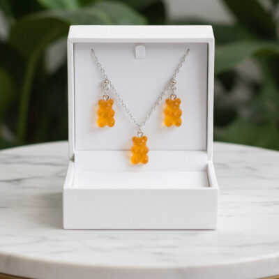 Gummibärchen-Schmuckset „Orange“