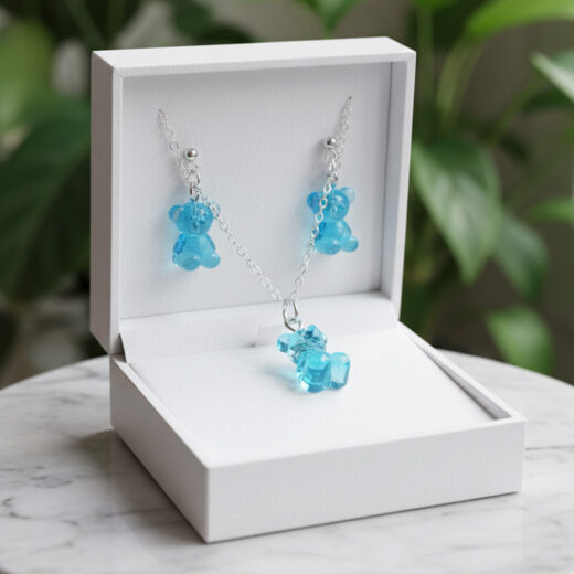 Gummibärchen Kombi hell-blau