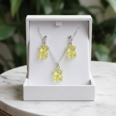 Gummibärchen-Schmuckset „Zitrone“