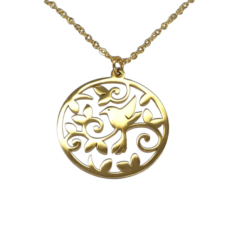 Edelstahl-Kette Golden Steel Spring