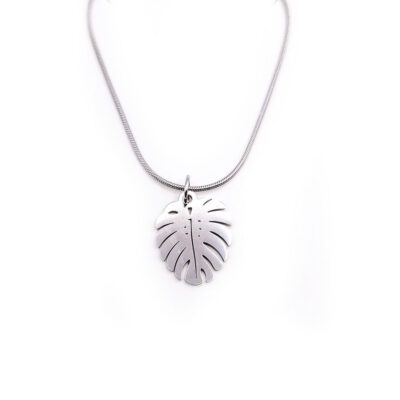 Edelstahl-Kette „Steel Leaf“