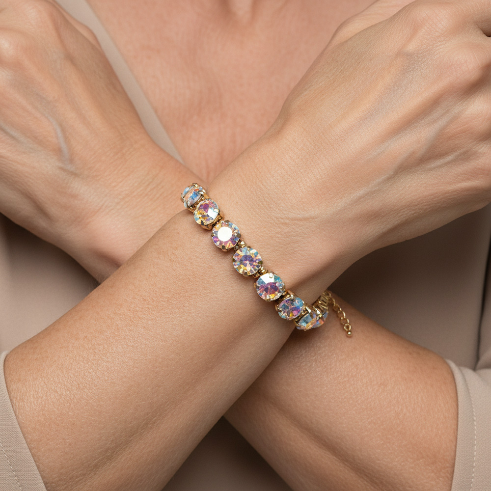 Kristall-Armband Feenzauber Berenike gold