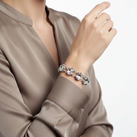 Kristall-Armband Sonnenzauberfantasie silber