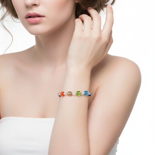 Armband CrystalCube Rainbow
