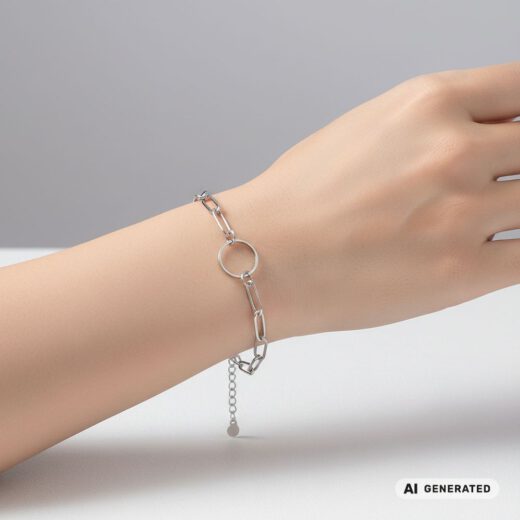 Edelstahl-Armband Ring of Steel - KI-generated