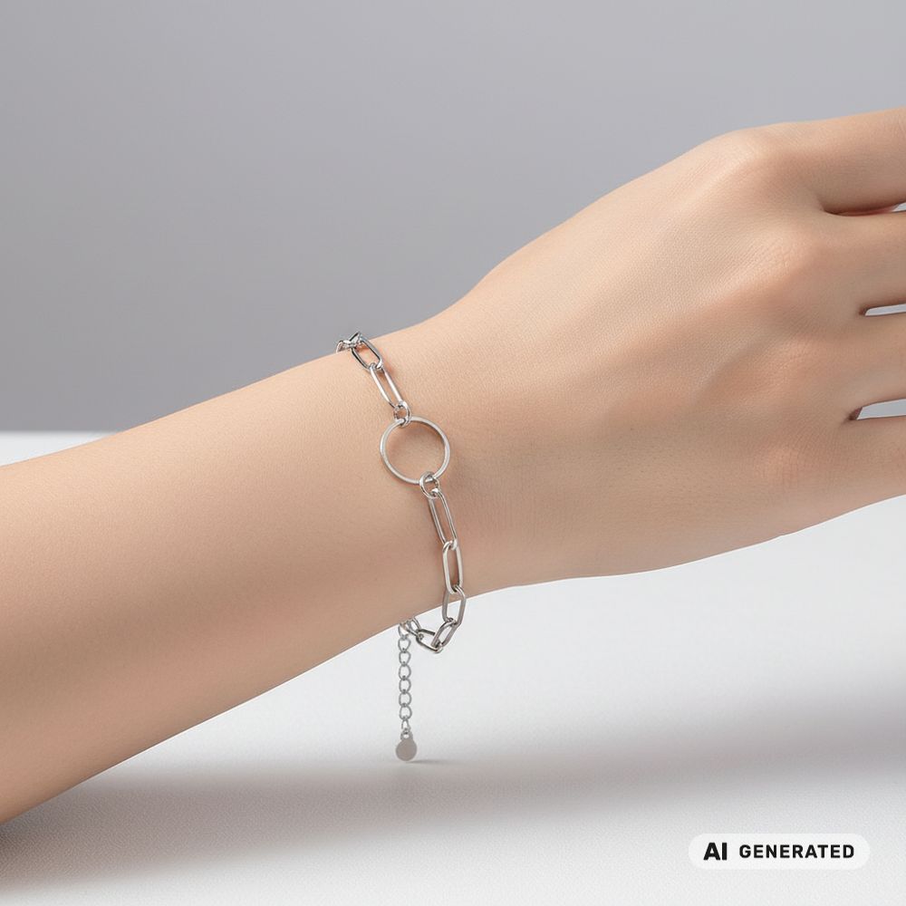Edelstahl-Armband Ring of Steel - KI-generated
