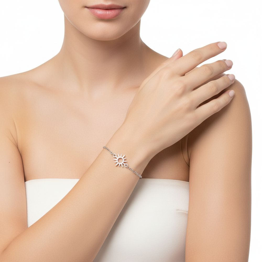 Edelstahl-Armkette Steel Sun