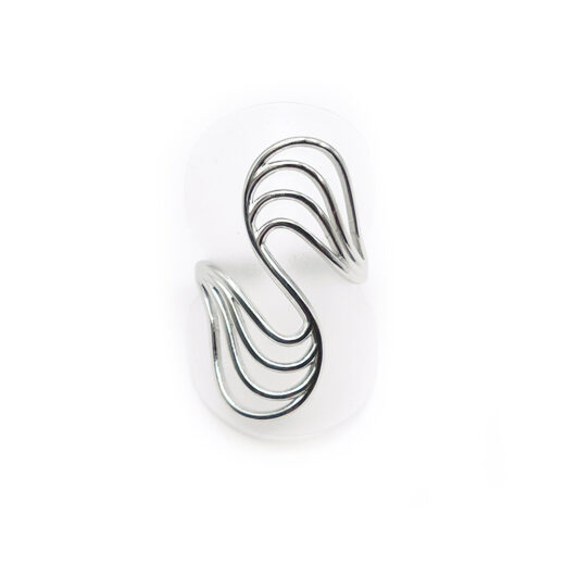 Edelstahl-Ring - Doppelbogen