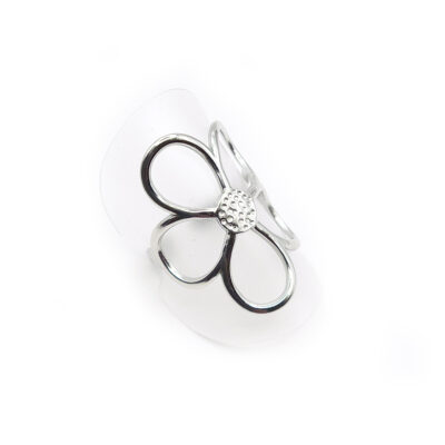 Edelstahl-Ring „Steel Flower“