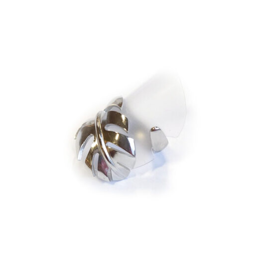 Edelstahl-Ring - Blatt