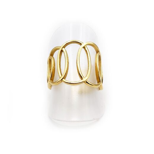 Edelstahl-Ring gold - Rings