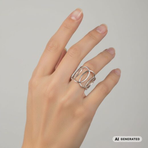 Edelstahl-Ring - Rings - KI-generiert