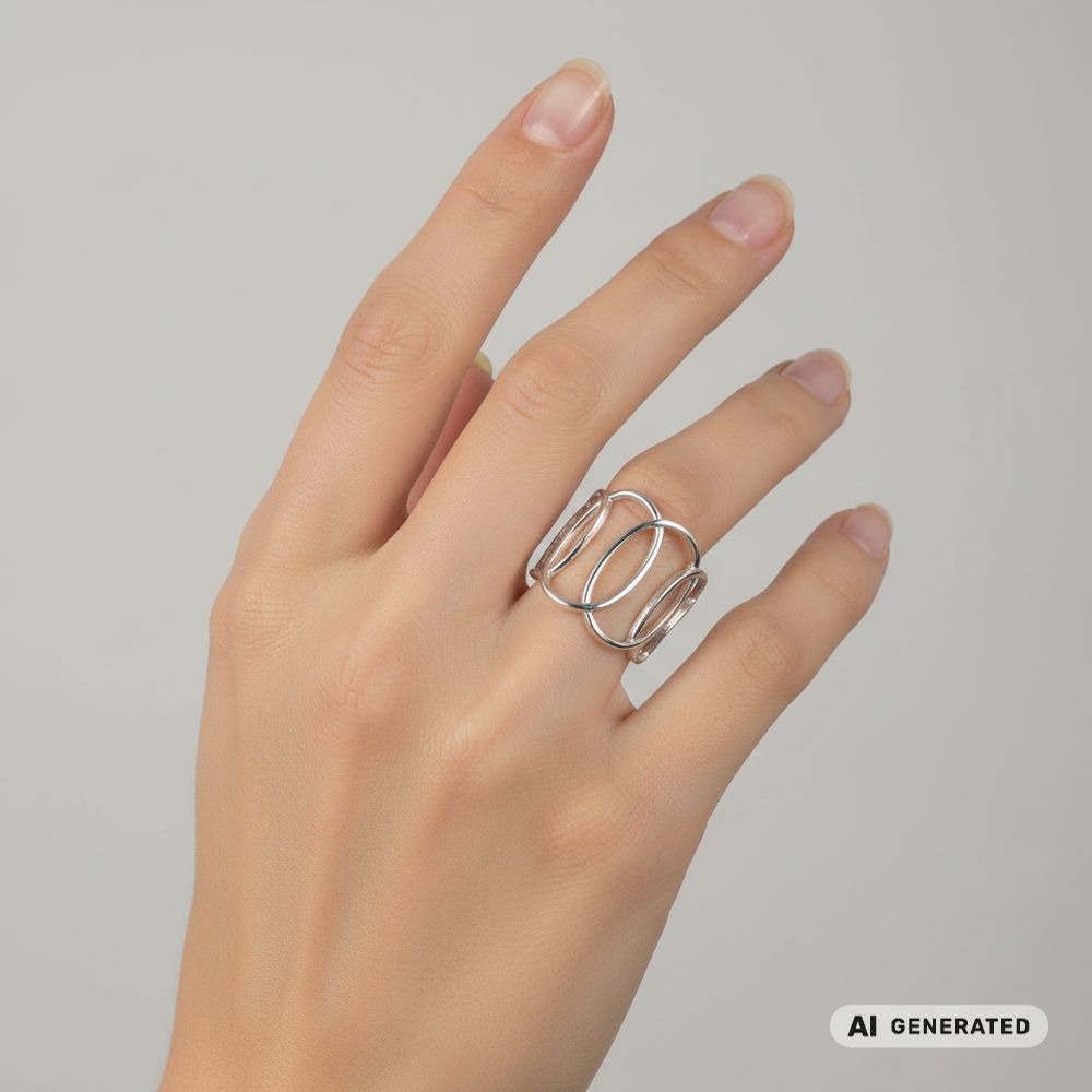 Edelstahl-Ring - Rings - KI-generiert