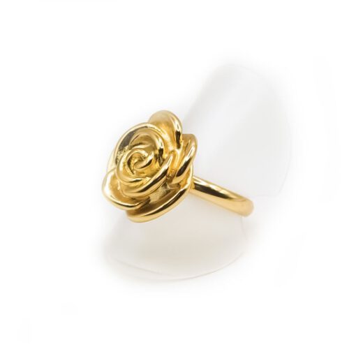 Edelstahl-Ring gold - Rose