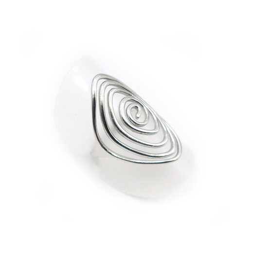 Edelstahl-Ring - Spirale