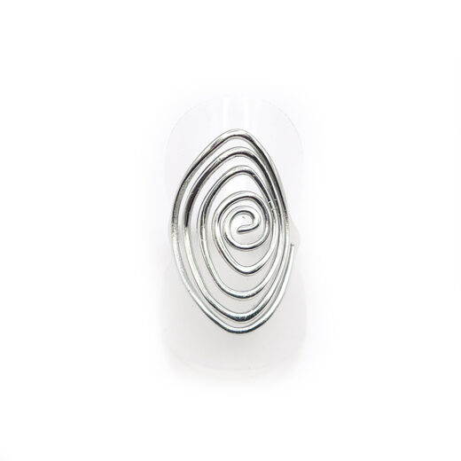 Edelstahl-Ring - Spirale