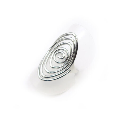 Edelstahl-Ring - Spirale