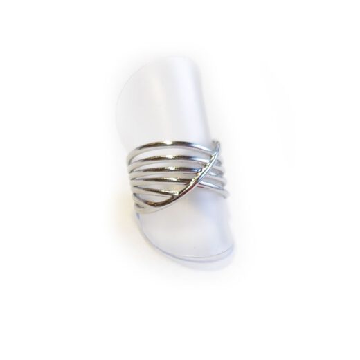 Edelstahl-Ring - Stripes
