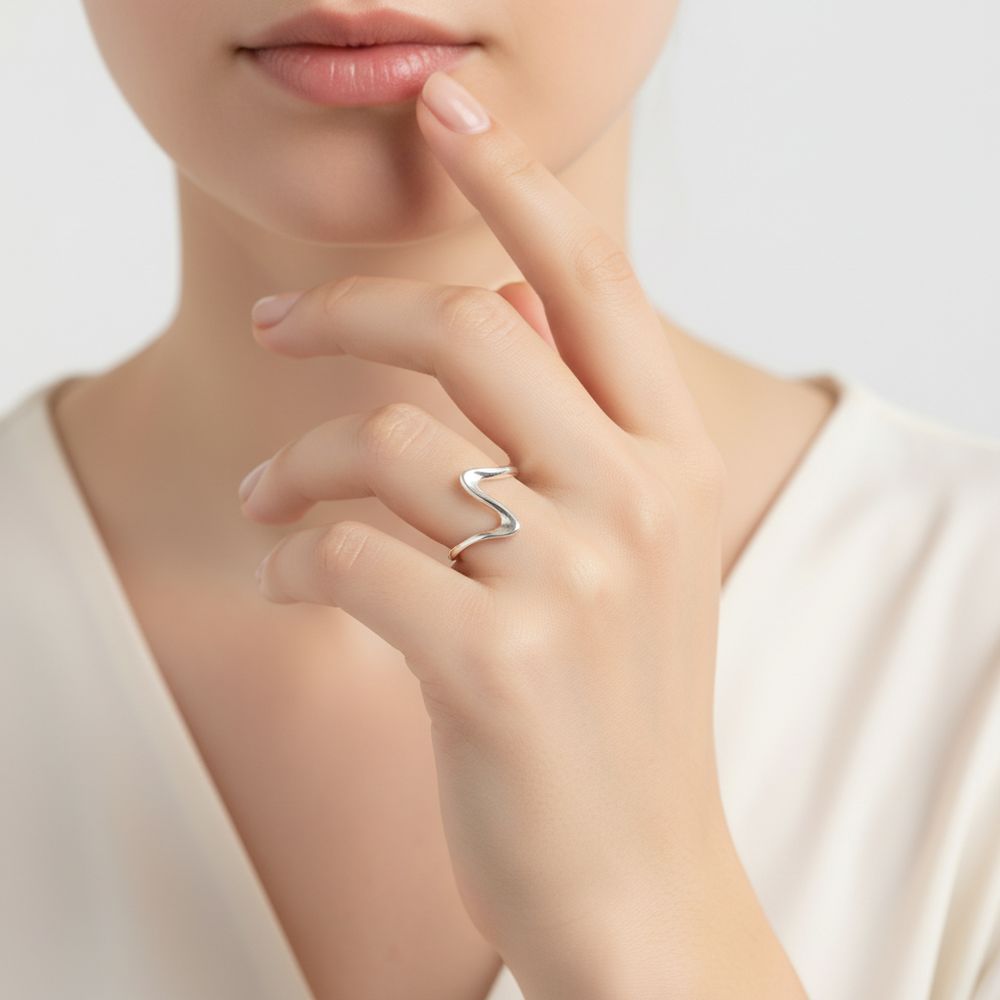 Edelstahl-Ring - Swing