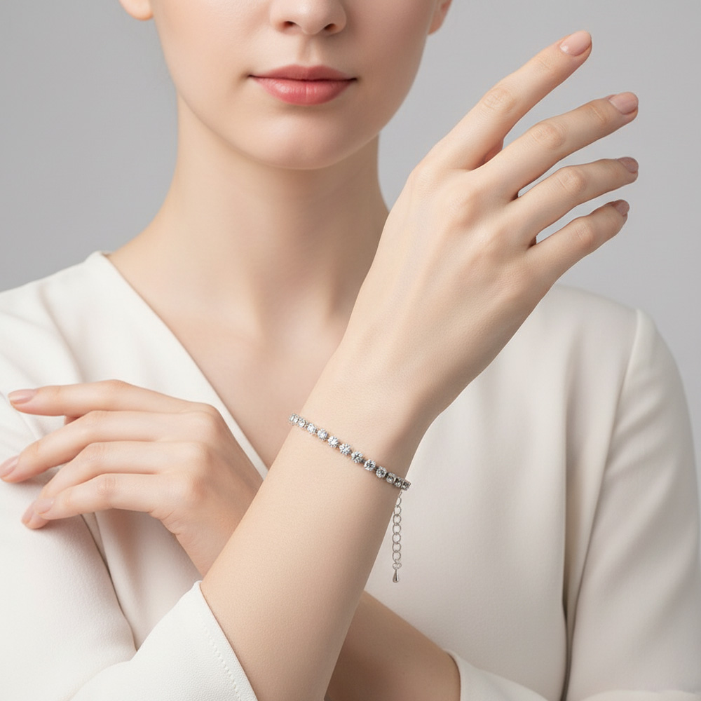 Kristall-Armband Sonnenstrahl 3mm