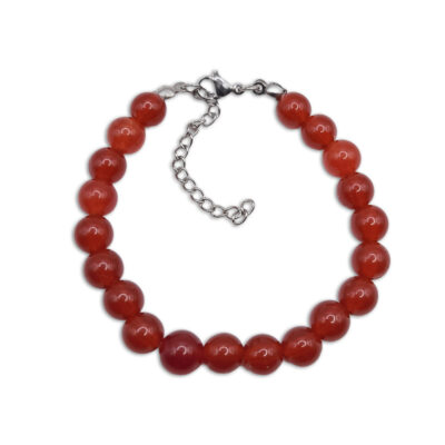 Natur-Edelstein-Armband „Karneol“ 8mm