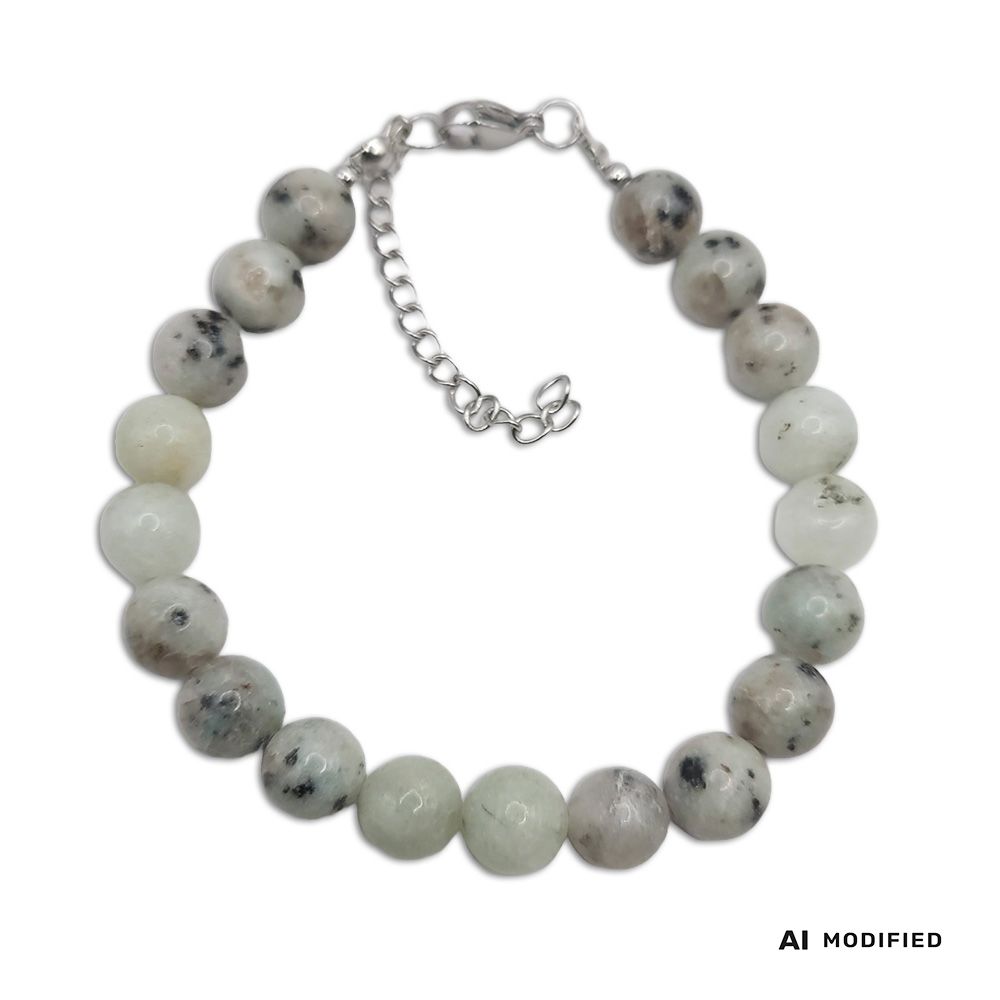 Naturstein-Armband Kiwi-Jaspis 8mm - KI optimiert