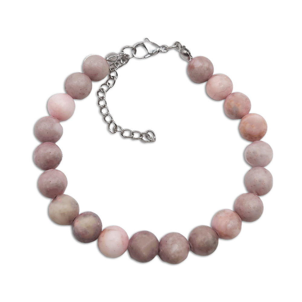 Naturstein-Armband Kunzit 8mm