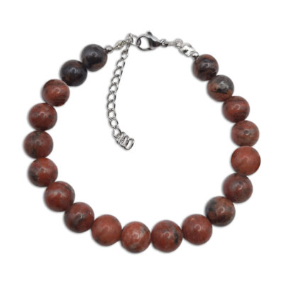 Natur-Edelstein-Armband „Mahagony-Jaspis“ 8mm