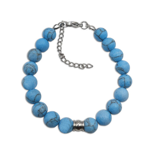 Naturstein-Armband Türkis 8mm