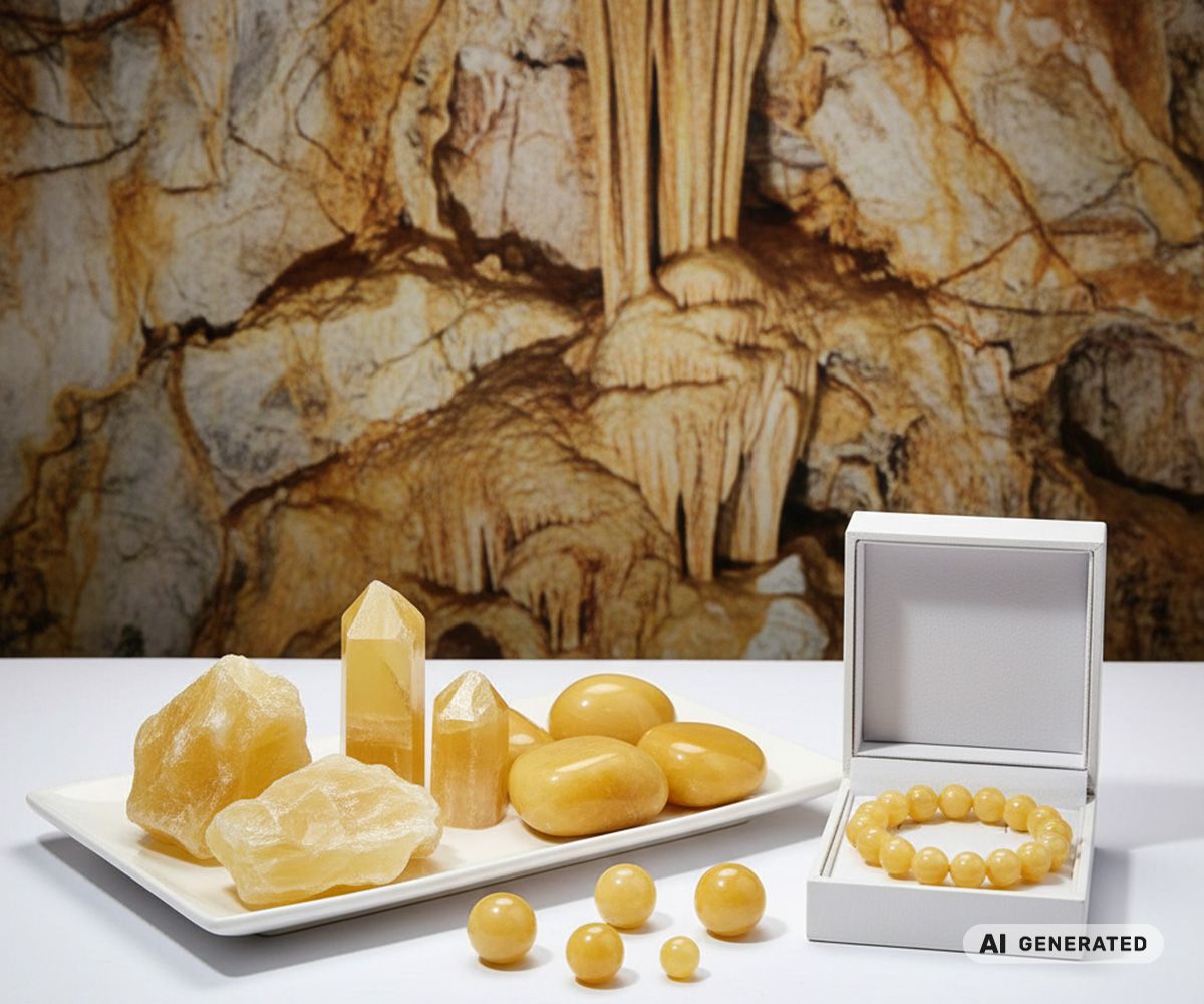 Gelber Chalcedon - KI-generiertes Bild