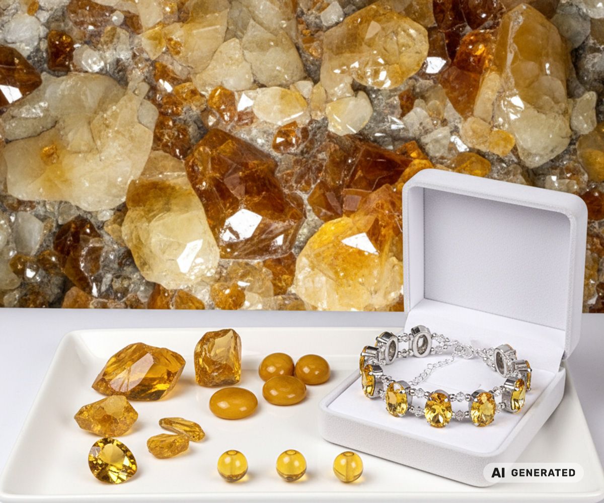 Goldtopas - KI-generiertes Bild
