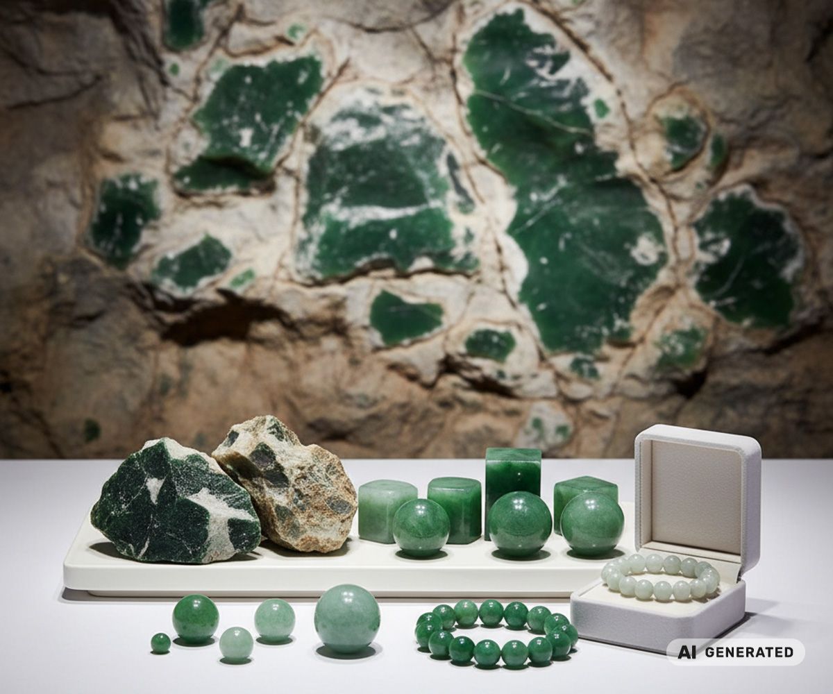 Grüne Jade - KI-generiertes Bild