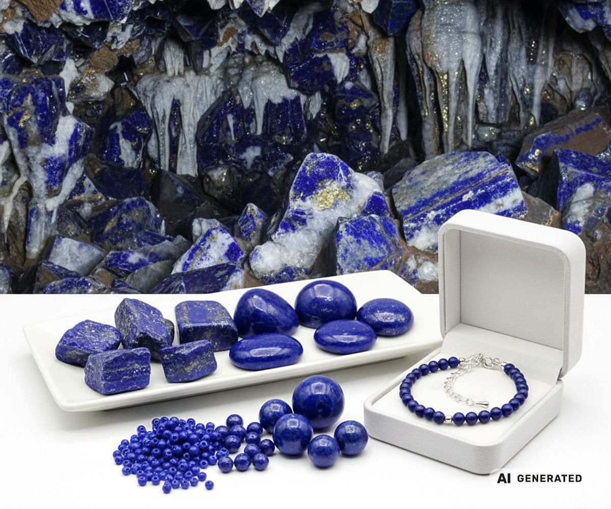 Lapislazuli - KI-generiertes Bild