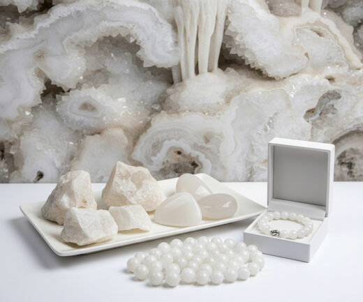 Zauber der Steine - Weißer Achat