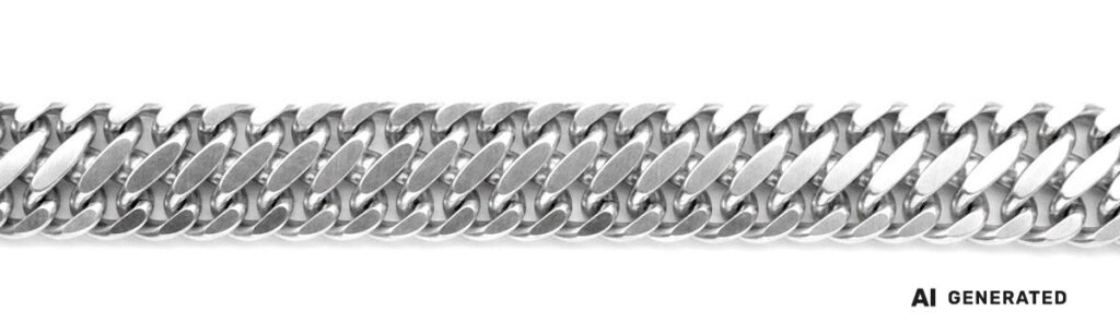 Achter-Panzerkette - KI-generierte künstlerische Interpretation dieser Kette