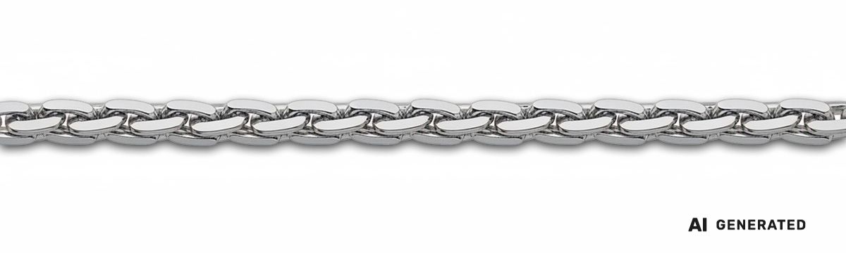 Ährenmuster-Kette - KI-generierte künstlerische Interpretation dieser Kette