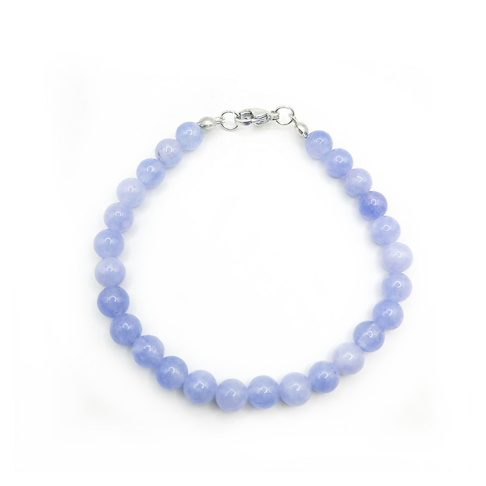 Natur-Edelstein-Armband "Aquamarin" 6mm